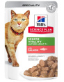 Влажный корм для пожилых кошек Hill's Science Plan Senior Vitality (лосось) (85 гр)