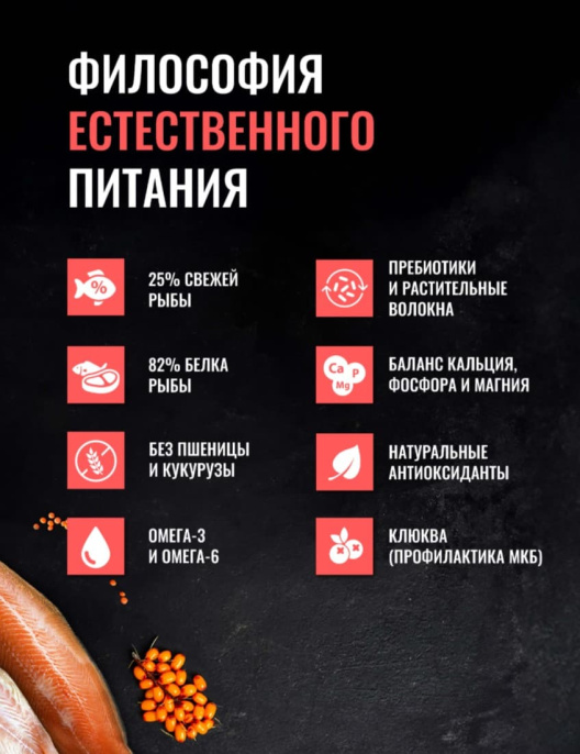 Сухой корм для кошек Одно Мясо Adult Cat (рыба) (400 гр)