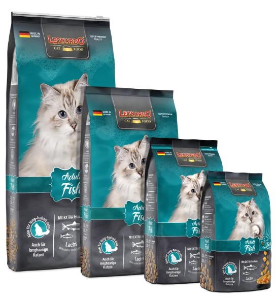 Сухой корм для кошек Leonardo Adult Cat (рыба) (1,8 кг)