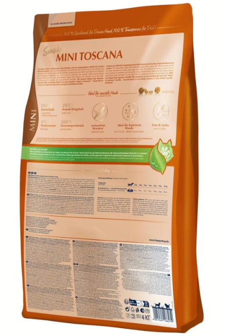 Сухой корм для собак HAPPY DOG Supreme Mini Toscana (10 кг)