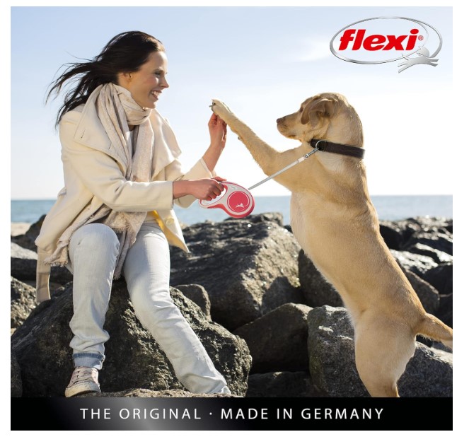 Поводок-рулетка Flexi NEW COMFORT (лента) черный (XS, 12кг/3м)