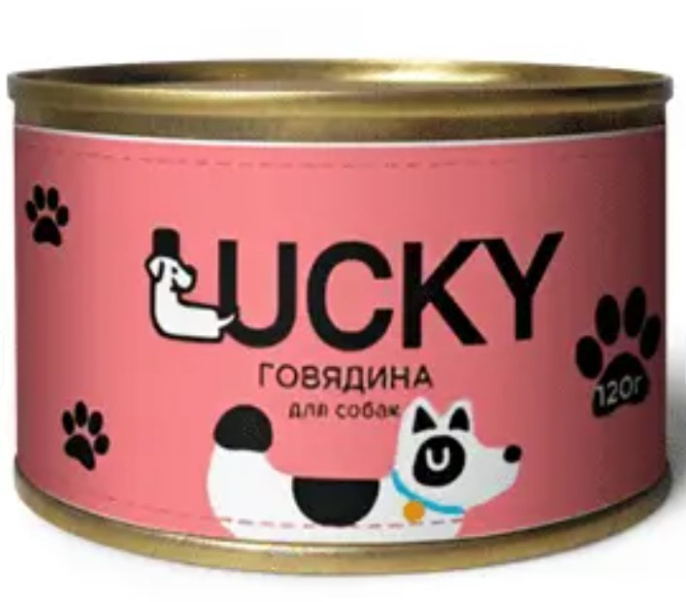 Консервы для собак Lucky Adult Dog (говядина) (130 гр)