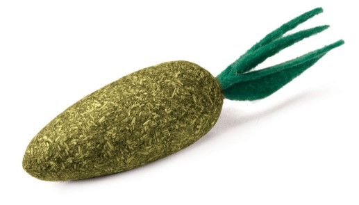 Triol Игрушка для кошек из прессованной кошачьей мяты Морковка NATURAL, 50/90мм