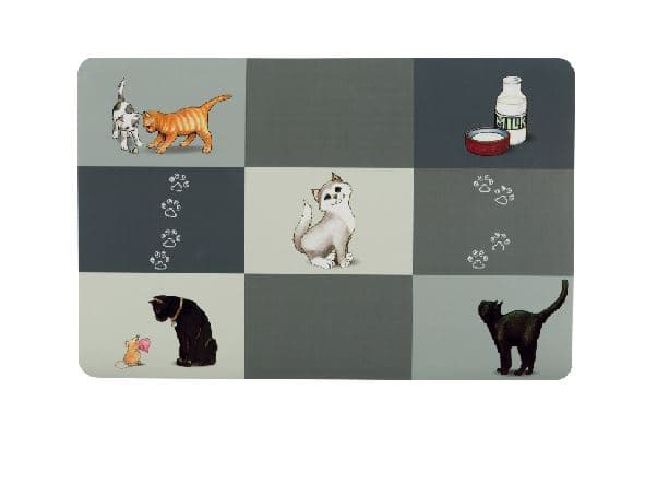 Коврик TRIXIE под миску "Patchwork Cat Place" (44х28 см)