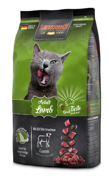 Сухой корм для кошек Leonardo Adult Cat (ягненок) (1,8 кг)