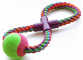 Triol Игрушка для собак "Веревка-восьмёрка, мяч", 295мм