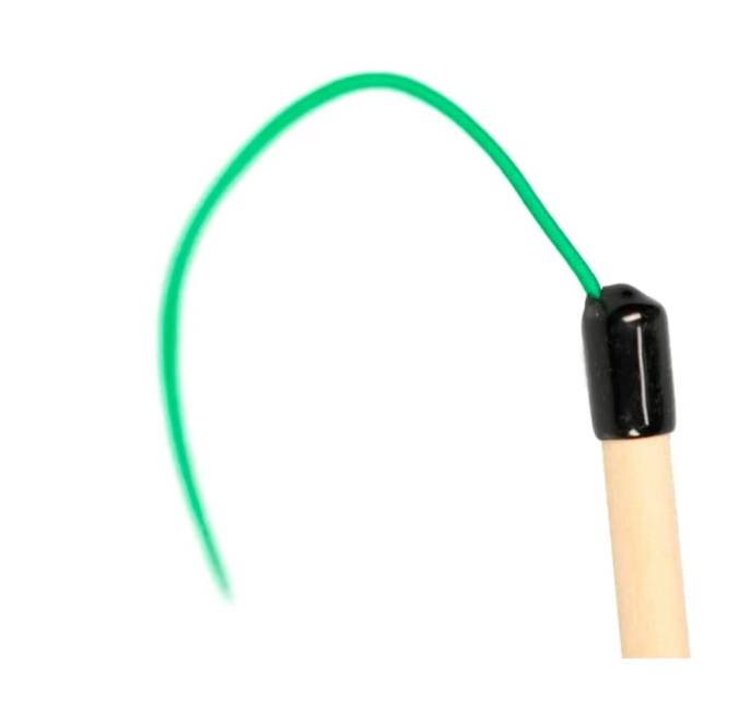 Игрушка-дразнилка для кошек Mr.Kranch Елочка Новогодняя плюшевая с кошачьей мятой и перышками (50 см)