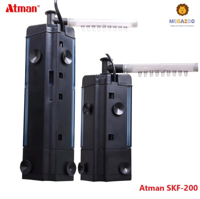 Фильтр внутренний угловой для аквариума до 40 л Atman SKF-200