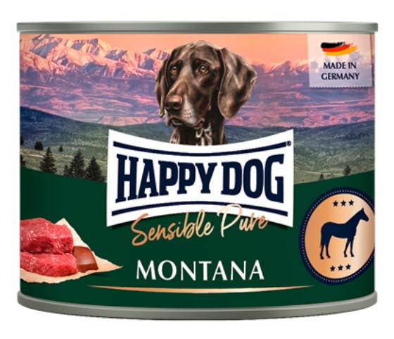 Консервы для собак Happy Dog Sensible Pure Montana Adult Dog (конина) (200 гр)