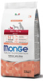 Сухой корм для собак Monge Dog Monoprotein Adult Mini (лосось, рис) (2,5 кг)