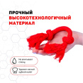 Игрушка для собак Playology Dri-Tech Rope жевательный канат с ароматом говядины красный (S )