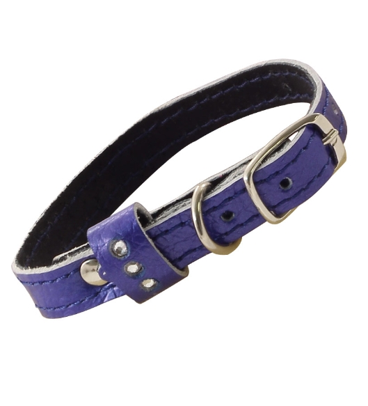 Ошейник-мини кожаный двойной Gamma (10 х 200 мм)