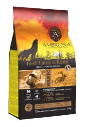 Сухой корм для собак Ambrosia Grain Free Dog Adult All Breed (индейка, кролик)