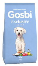 Сухой корм для собак мелких пород Gosbi Exclusive Adult Mini (лосось, голубая рыба)
