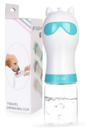 Поилка дорожная для животных FIDA (зеленая)