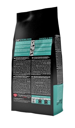 Сухой корм для кошек Optima Nova Cat Sterilised Chicken Rice (8 кг)
