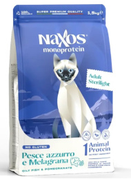 Сухой корм для кошек Adragna Naxos Cat Sterilight (рыба, гранат)