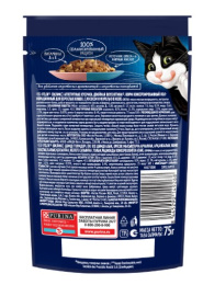 Влажный корм для кошек Felix Аппетитные кусочки Двойная вкуснятина в желе (лосось, форель)