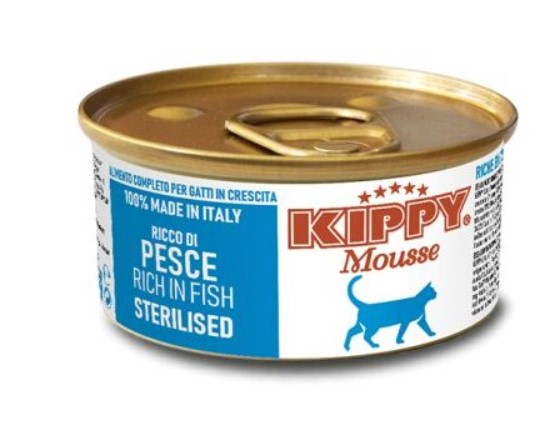 Консервы для кошек Kippy Mousse Cat (мусс с рыбой) (85 гр.)