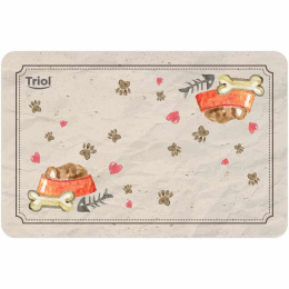 Коврик под миску Косточки Triol