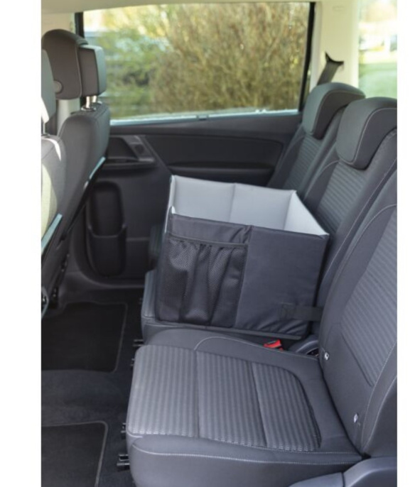 TRIXIE Автомобильная сумка-подстилка для собак 45x28x40 см, черный/серый