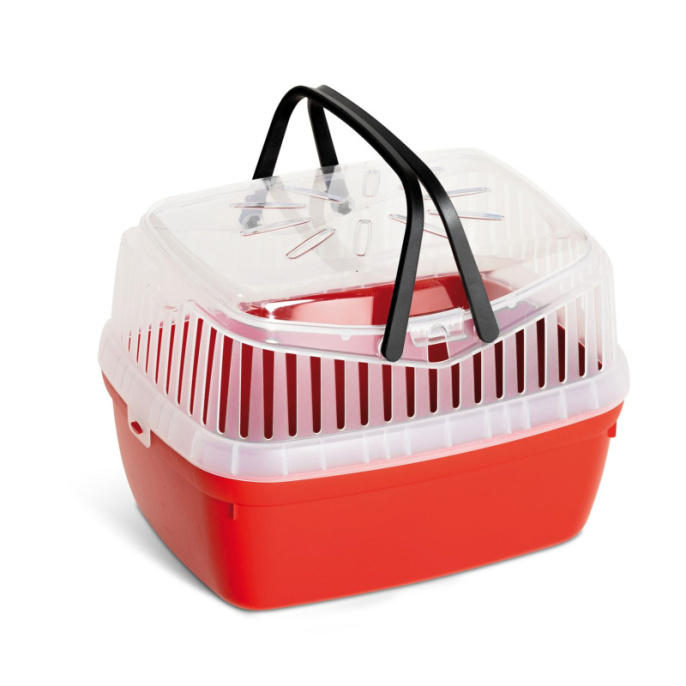 Переноска для грызунов PORTOBELLO (30x23x21h, красная)
