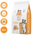 Brit Care Сухой корм для здоровья зубов взрослых собак Dog Adult M Dental Health (индейка) (12 кг)