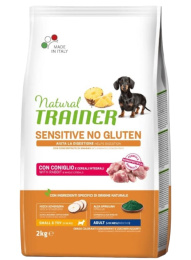 Сухой корм для собак мелких пород Trainer Natural Sensitive No Gluten Small&Toy Adult (кролик)