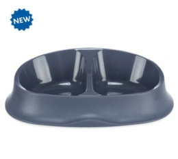 Миска двойная для собак 2х0.25 л "TRIXIE" (24966)