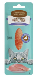 Лакомство для кошек Деревенские лакомства Филе утки нежное
