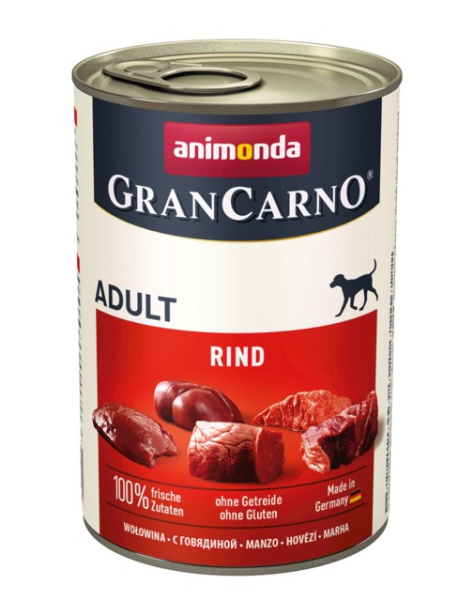 Консервы для собак Animonda Gran Carno Fleisch Adult (говядина) (400 гр.)