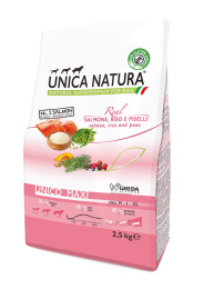 Сухой корм для собак Unica Natura Unico Maxi (Лосось, рис и горох)