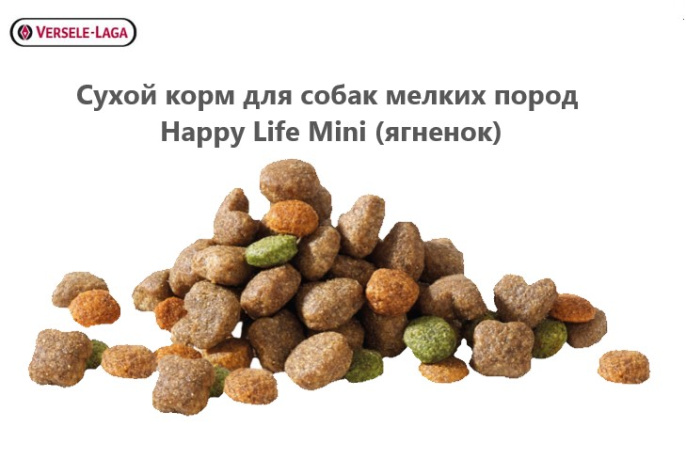 Сухой корм для собак мелких пород Happy Life Mini (ягненок) (3 кг)