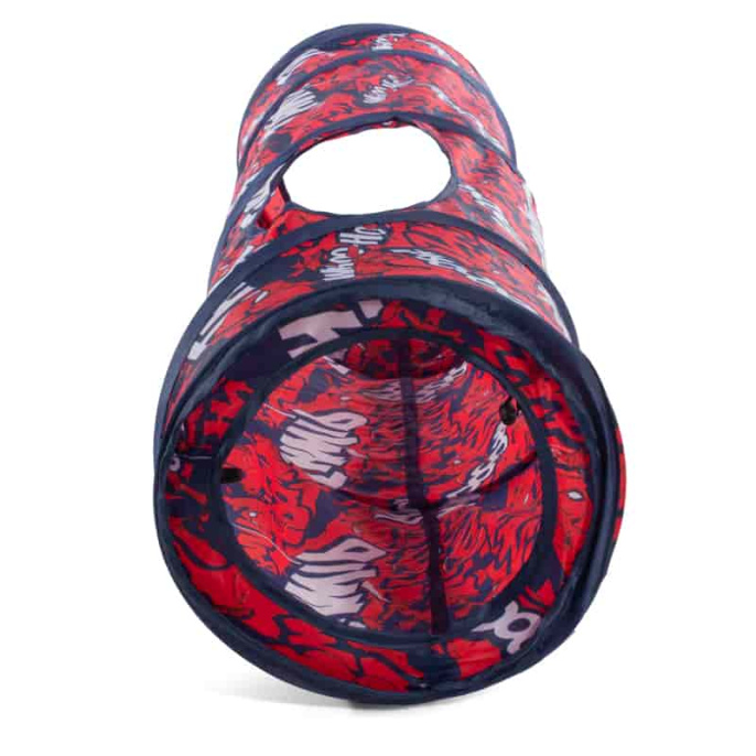 Игровой туннель для кошек Человек-паук Triol (d250 х 900 мм)