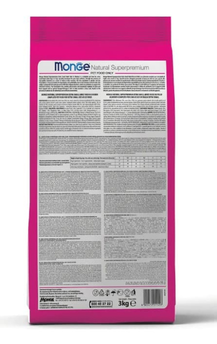 Сухой корм для собак Monge Dog Extra Small Adult (курица) (800 гр.)