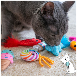 Игрушка для кошек Catstages Dental Вкусняшки с кошачьей мятой