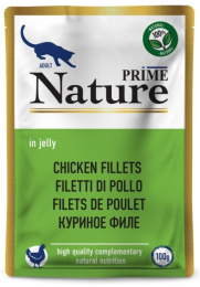 Влажный корм для кошек PRIME NATURE Adult Cat в желе (куриное филе)