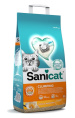 Наполнитель бентонитовый Sanicat Clumping Vainille-Mandarine (ваниль, мандарин) (8 л)