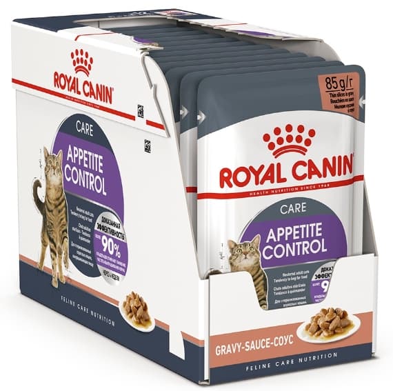 Влажный корм для кошек Royal Canin Appetite Control Care (соус) (85 гр*12 шт)