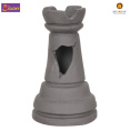Декорация GLOXY Шахматная фигура Ладья черная 7х7х12 см