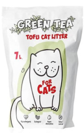 Соевый наполнитель FOR CATS Tofu Natural (зеленый чай)