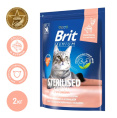 Сухой корм для кошек Brit Premium Cat Sterilised Salmon (лосось, курица) (2 кг)