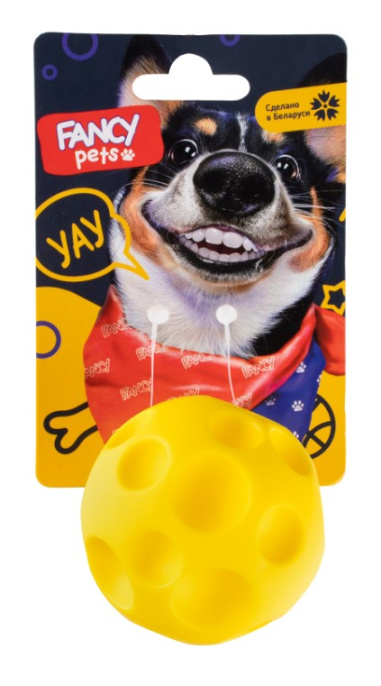 FANCY PETS игрушка для собак Мячик Сырник (6,5 см)