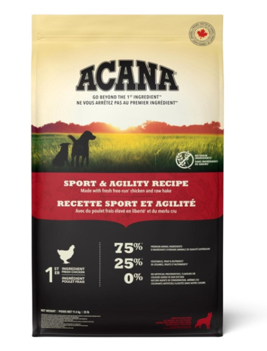 Сухой корм для собак ACANA SPORT & AGILITY (высокая активность) (11,4 кг)