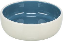 Миска керамическая для кошки с двухцветной глазурью