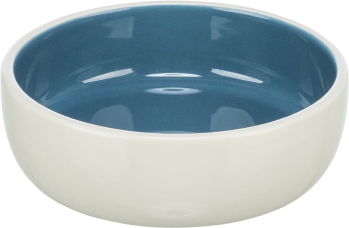 Миска керамическая для кошки с двухцветной глазурью (0,3л/диам.12см)