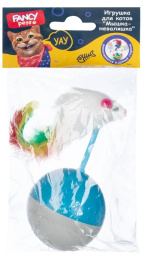 FANCY PETS игрушка для кошек Мышка-неваляшка