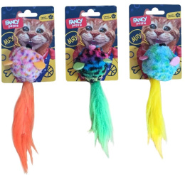 Игрушка для кошек "Шарик-мышь" FANCY PETS