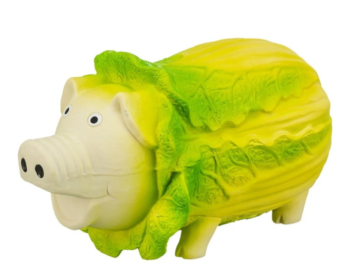 TRIXIE Игрушка для собак Свинка-капуста, 23 см