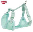 Шлея с поводком для щенков TRIXIE Junior-soft (мятный) (S-M 26-34 см/10 мм)